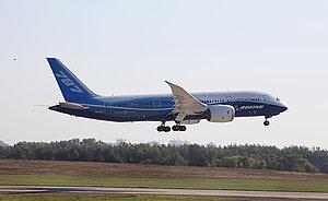 Завершена поставка комплектующих для первого лайнера Boeing 787, который будет собран в Чарльзтоне